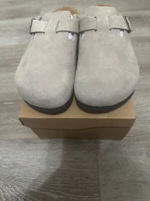 Klukge 男式浅灰色凉鞋 9.5 码 — 第 1/4 张图片