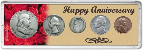 Happy Anniversary Coin Gift Set, 1949 Cover
