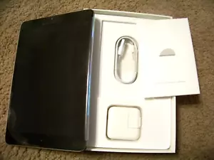 NEW iPad Mini MGGQ2LL/A Wi-Fi 64GB Space Gray 2014 Includes Box & Accessories - Picture 1 of 4