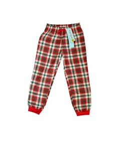 Cat & Jack Kids Unisex Pajama Pants Elastic Waistband Drawstring Size S 6/6X Red - Picture 1 of 2
