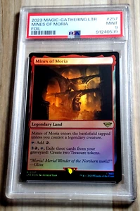 2023 Magic The Gathering Lord of the Rings MINES OF MARIA #257 Foil PSA 9 Mint - Picture 1 of 2