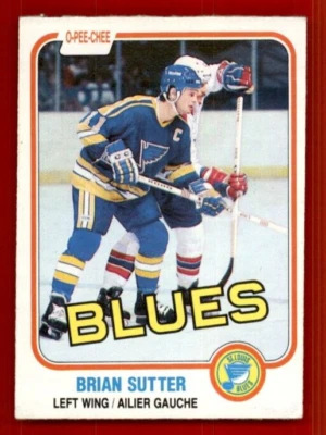 1981-82 O-Pee-Chee #297 Brian Sutter NMMT - Image 1 of 2