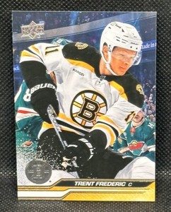 Trent Frederic 2023-24 Upper Deck Series 1 #12 Boston Bruins