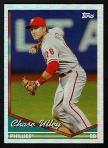 Chase Utley 2024 Topps Archives #262 Rainbow Foilboard SP 76/199 Phillies - Foto 1 di 2