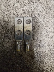 2 PK-256314263 Thomas & Betts CU Lug SB, 2H #10, 14-10AWG, AMARILLO - Imagen 1 de 2