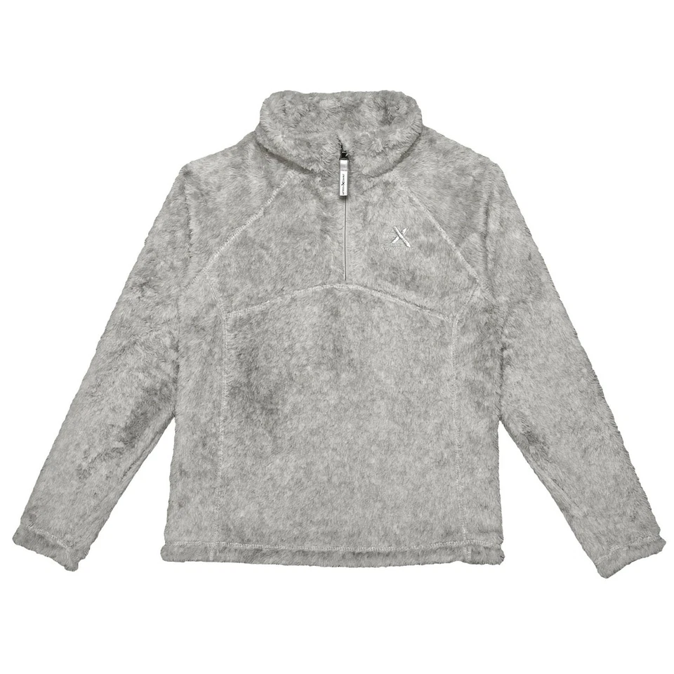 ZeroXposur Unisex Toddler size 4T Soft & Cozy Fleece 1/4-Zip Jacket Aqua/Gray - Image 1 of 4