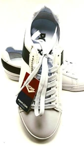 Pony Damengröße 6,5 Top Star Low-Top Core Chevron Retro Schuhe weiß/marineblau - Bild 1 von 3