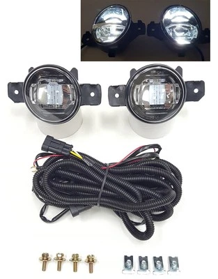 前保险杠透明 LED DRL 雾灯套件适用于 2008 - 2010 英菲尼迪 M35 M45 — 第 1/4 张图片