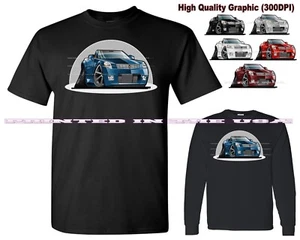 Camiseta negra Cadillac XLR convertible modelo de lujo DigiRods dibujos animados coche s-5X - Imagen 1 de 5