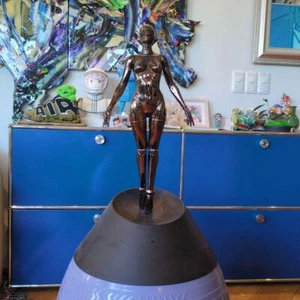 Hajime Sorayama Sexy Robot Galleggiante 2020 Nero 1/4 Figura Shibuya PARCO - Foto 1 di 5