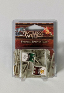 Battles of Westeros Battlelore Game of Thrones Banner Pack 44 CT Stark Lannister
