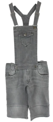 SPORTMAX CODE Damen Romper EU 36 Dehnbare Graue Denim Shorts Overall - Bild 1 von 4