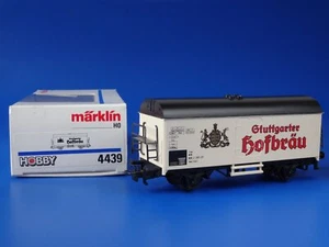 MARKLIN H0 - 4439 - Refrigerator Beer Car: Stuttgarter Hofbraeu // BOX - LN - Picture 1 of 3