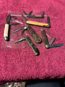 6- Knives Vintage One Japan 5- Misc Box Lot Sold As Is(Q) - Picture 1 of 2