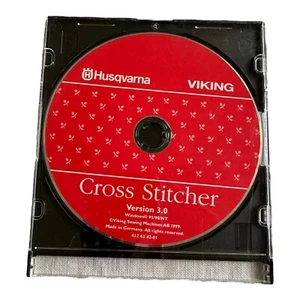 Husqvarna Viking Cross Stitcher Embroidery System  3.0 Windows 95 98 NT CD ONLY - Picture 1 of 1
