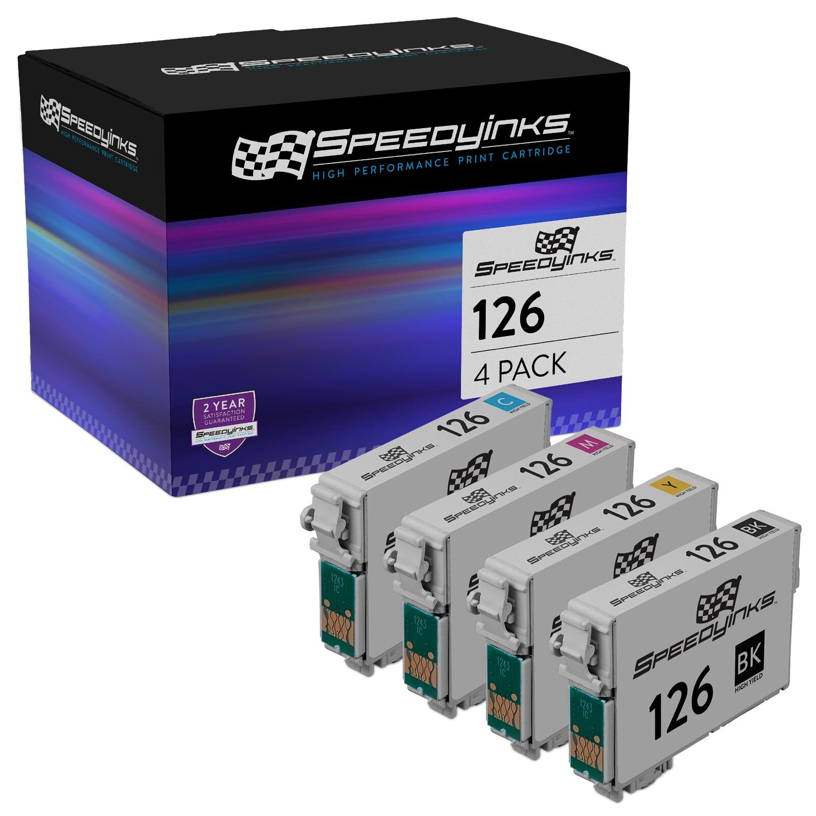 Reman Ink Cartridge set of 4 for Epson 