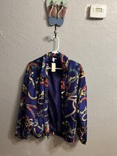 Fuda International VTG Silk Jacket Purple Size X Large ￼