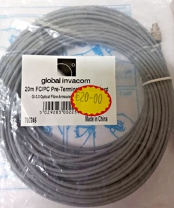 20m FC - PC vorkonfektioniertes LWL Patchkabel - Bild 1 von 2