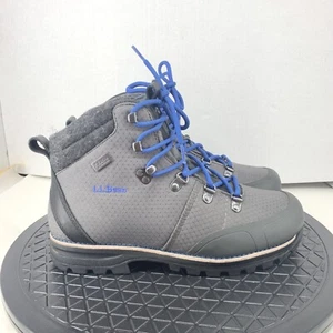 LL Bean Cresta Boots Women Size 9.5 Shoes Gray Black Hiking Tek 2.5 Waterproof - Picture 1 of 9