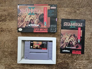 SNES SUPER NINTENDO - SHANGHAI II 2 - THE DRAGON'S EYE #PUZ USA NTSC CIB - Picture 1 of 15