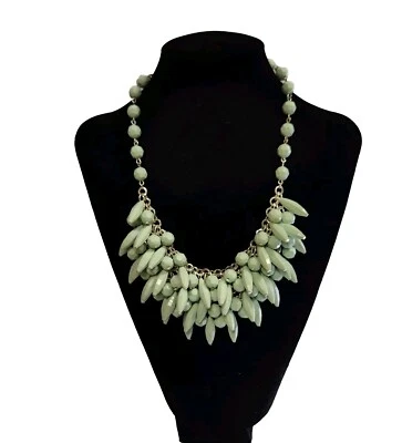 Collar Avon Mark Collected Treasures Sea Foam Verde Tonificado Plata 2011 Foto 1 de 4