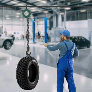 1 Ton/2204.6lbs Manual Chain Hoist Hand Chain Hoist Chain Hoist Lifting Chain Hoist - Picture 1 of 21