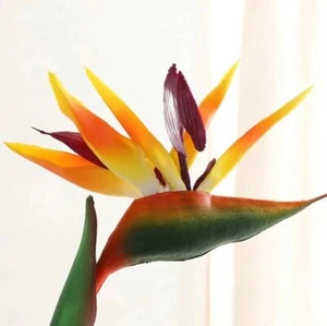Artificial Birds of Paradise, Tropical Flowers, Yellow Flowers, Artificial Flowe - Picture 1 of 4