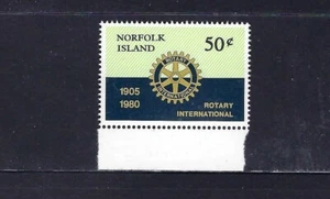 1980 Norfolk Island 50c 75th Anniversary of Rotary International MNH - Picture 1 of 2