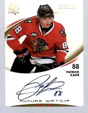 2007-08 SP Authentic Future Watch Patrick Kane Rookie Auto /999 #204 Chicago