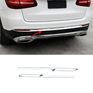 Tira protectora trasera cromada para para Mercedes-Benz GLC 2018-2019 ABS 2 PIEZAS - Imagen 1 de 8