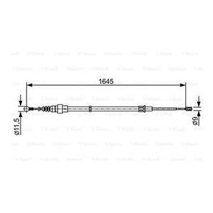 STOCK CLEARANCE HANDBRAKE CABLE FOR POLO   1.2-1.9   01- - Picture 1 of 3