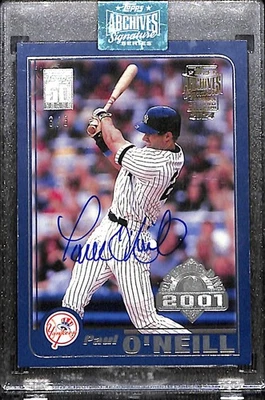 Serie Signature 2024 Topps Archives Paul O'Neill Foto 1 de 2
