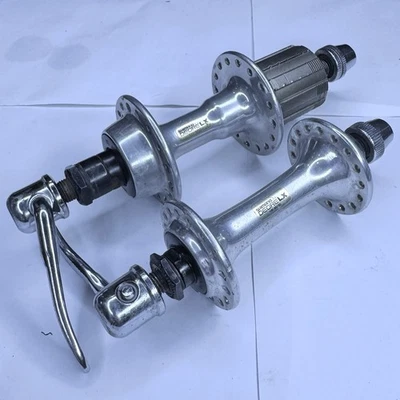 Shimano Deore LX HB-M550 / FH-M550 Hub Set  32H 7-Speed MTB 100/135mm Vintage - Image 1 of 4