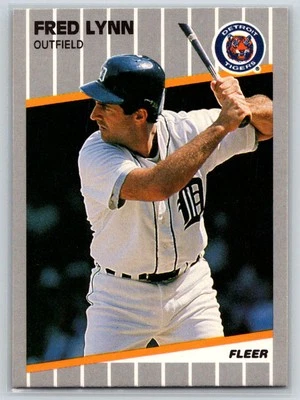 1989 Fleer #138 Fred Lynn - Image 1 of 2