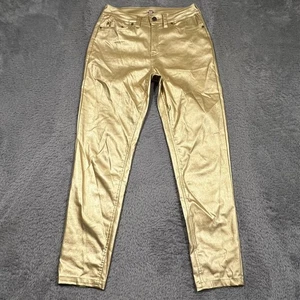 Reba Pantalone Metallizzato Donna 8 28x27 Oro Shimmer Elasticizzato - Foto 1 di 14