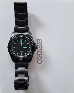 Seiko Prospex Solar Diver "limited Black Series" SNE587P1 , Nr. 3290/6000 - Bild 1 von 8
