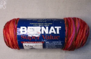 vintage BERNAT Super Value, Empress (multicolor), 5 oz, 275 yds, 100% Acrylic - Picture 1 of 10
