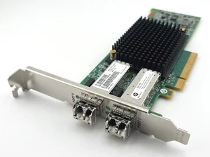HPE C8R39A SN1100E 16GB Dual Port Fibre Channel HBA High Profile - 3YR Warranty - Afbeelding 1 van 4