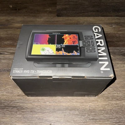 Garmin STRIKER Vivid 7sv Fish Finder GPS With GT52HW-TM Transducer 010-02553-00 - Image 1 of 2