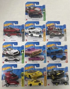 HOTWHEELS 2021 BULK LOT OF 10-(Short Cards)-BRAND NEW✨ - Picture 1 of 11