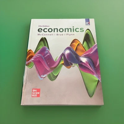 Economics, AP Edition, 2025, 23rd Edition, Hardcover by McConnell, Brue, Flynn - Image 1 of 4