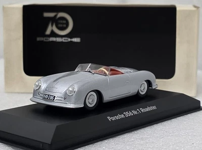 Porsche 356 Nr.1 Roadster 1948 70 Years Silver 1:43 Minichamps MAP02000118 (16) - Image 1 of 4