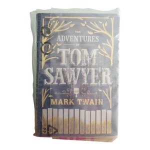 The Adventures of Tom Sawyer by Mark Twain, Barnes & Noble Leather Hardcover B&N - Picture 1 of 4
