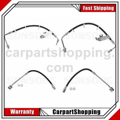 Manguera hidráulica de freno delantera trasera 4 líneas de freno para Ford Windstar 1999 2003 Foto 1 de 4