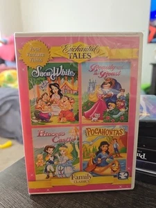 Enchanted Tales DVD (4 Filme) Brandneu Factory Sealed - Pocahontas/Schneewittchen - Bild 1 von 2