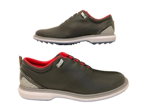 Men- Nike Air Jordan ADG 4 Golf Black Red Cement Spikeless Shoes DM0103 Size 7.5 - Picture 1 of 8