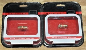 NIB Nexxtech RCA Extension Adapter - Set of 2 - Picture 1 of 4
