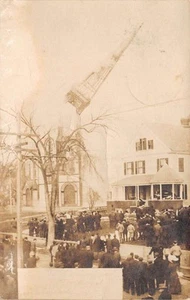 Whitinsville Massachusetts Church Fire Disaster Real Photo Postcard AA103908 - Bild 1 von 2