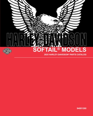 Catálogo de piezas Harley-Davidson Softail modelos 2025 Foto 1 de 4