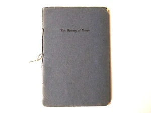 1919 Private Printing Reproducing Robert Louis Stevenson The History of Moses - Foto 1 di 15